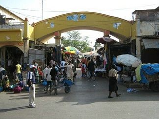 excursie Banjul market